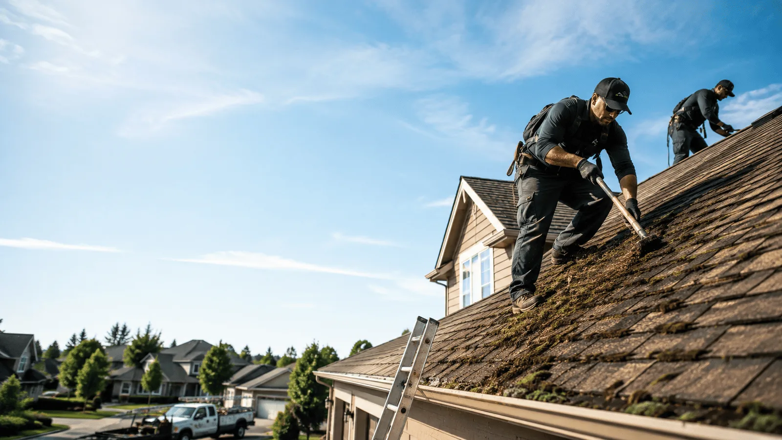 Roof Moss Removal in Petroleum, IN near me